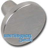 Knopf Epona � 25 mm, Tiefe 20 mm, Edelstahl geb�rstet
