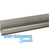 Griffleiste Wall L�nge 2000 mm, abl�ngbar, Aluminium Edelstahl Effekt