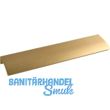 Griffleiste Edge Straight LA 2x80,L�nge 200 mm,Aluminium messing matt geb�rstet