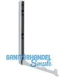 Klapphaken Came zum Einlassen - 3 Haken, H�he 177 mm, ZN verchromt poliert