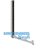 Klapphaken Came zum Einlassen - 3 Haken, H�he 177 mm, ZN Edelstahl Effekt