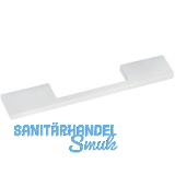 Griff Nestis LA 128 mm, Breite 200 mm, ZN wei� matt lackiert