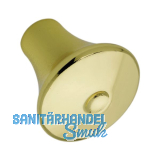 Knopf Kapys � 24 mm, Tiefe 24 mm, ZN vermessingt poliert