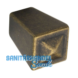 Knopf Atlanta Breite 18 mm, Tiefe 27 mm, ZN altmessing br�niert