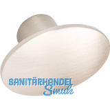 M�belknopf Dome 50x36 mm, Zinkdruckguss Edelstahl Effekt