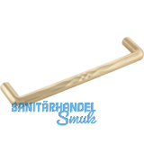 M�belgriff Shuffle LA 160, B 171,6 mm, Zinkdruckguss vermessingt geb�rstet