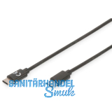 Datenkabel USB-C auf USB-C 1800 mm schwarz