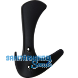 Mantelhaken Tegua Breite 74 mm, H�he 104 mm, Zinkdruckguss schwarz matt