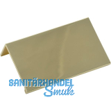 Griffleiste Crevan LA 48 mm, L�nge 70 mm, Aluminium vermessingt poliert