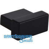 Knopf Fisolo Breite 29 mm, Tiefe 24 mm, ZN schwarz matt