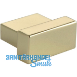 Knopf Fisolo Breite 29 mm, Tiefe 24 mm, ZN vermessingt poliert