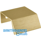 Griffleiste Bench LA 20, L�nge 40 mm, Aluminium Messing matt geb�rstet