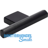 Griff Baris LA 16 mm, Breite 75 mm, Zinkdruckguss schwarz matt