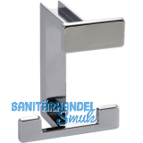 Huthaken Doradus Breite 70 mm, H�he 92 mm, ZN verchromt poliert