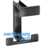 Huthaken Doradus Breite 70 mm, H�he 92 mm, ZN eisenf�rbig geb�rstet matt