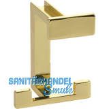 Huthaken Doradus Breite 70 mm, H�he 92 mm, ZN vermessingt poliert