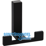 Mantelhaken Doradus 1 Breite 70 mm, H�he 61 mm, ZN schwarz matt