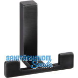 Mantelhaken Doradus 1 Breite 70 mm, H�he 61 mm, ZN eisenf�rbig geb�rstet matt