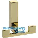 Mantelhaken Doradus 1 Breite 70 mm, H�he 61 mm, ZN vermessingt poliert