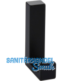 Mantelhaken Doradus 2 Breite 15 mm, H�he 61 mm, ZN schwarz matt