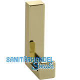 Mantelhaken Doradus 2 Breite 15 mm, H�he 61 mm, ZN vermessingt poliert