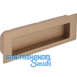 Muschelgriff Nicola B 112, Einlassma� 106,5 x 31 mm, ZN champagner