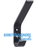Huthaken Neso Breite 19 mm, H�he 118 mm, Aluminium schwarz matt