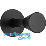 Mantelhaken Nape zu Akustikpaneel, Zinkdruckguss schwarz matt