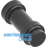 M�belknopf Pillar � 11,4, Zinkkdruckguss schwarz matt