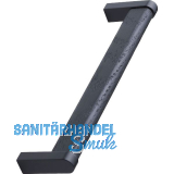 M�belgriff Crossing Breite 168 mm, Esche/Sockel Zinkdruckguss schwarz