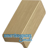 Griffleiste Elan L�nge 50 mm, Aluminium, Messing geb�rstet