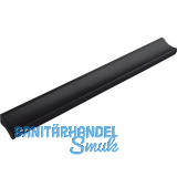 Griff Alto LA 128 mm, Breite 154 mm, Aluminium schwarz matt eloxiert