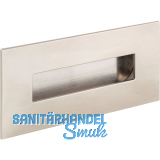 Muschelgriff Geometric rechteckig 155 x 73 mm, ZN Edelstahl Effekt