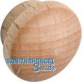 Holzabdeckkappe � 14 mm, Zapfen � 10 mm, Zapfenl�nge 4 mm, Buche roh