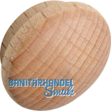 Holzabdeckkappe � 19 mm, Zapfen � 15 mm, Zapfenl�nge 4 mm, Buche roh