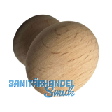 Knopf Hemera � 45 mm, Tiefe 29 mm, Buche ged�mpft roh