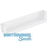 Muschelgriff Syrakus B 138, Einlassma� 134 x 26,2, Zinkdruckguss wei� matt