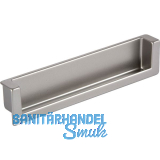 Muschelgriff Syrakus B 138, Einlassma� 134 x 26,2,Zinkdruckguss Edelstahl Effekt