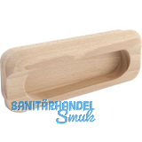 Muschelgriff Horkos Breite 107 mm, H�he 50 mm, Buche ged�mpft roh