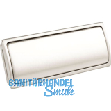 Klappgriff Juno Breite 132 mm, H�he 50 mm, Zinkdruckguss Edelstahl Effekt