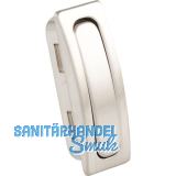 Klappgriff Juno Breite 17 mm, H�he 50 mm, Zinkdruckguss Edelstahl Effekt