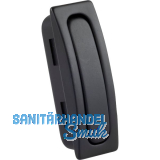 Klappgriff Juno Breite 17 mm, H�he 50 mm, Zinkdruckguss schwarz matt