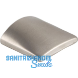 Knopf Fortuna Breite 25,3 mm, Tiefe 25 mm, Zinkdruckguss Edelstahl Effekt