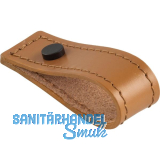 Knopf Marse Breite 25 mm, H�he 80 mm, Leder hellbraun