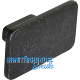 M�belknopf Biris Breite 58 mm, Zinkdruckguss eisenf�rbig matt getrommelt