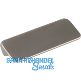 Griff Maches LA 32/64, Breite 74 mm, Zinkdruckguss Edelstahl Effekt