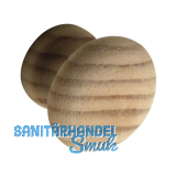 Knopf Hemera � 45 mm, Tiefe 29 mm, Kiefer roh