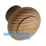 Knopf Hylas � 32 mm, Tiefe 25 mm, Kiefer roh