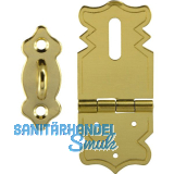 Kassettenverschluss 47X20 mm Stahl vermessingt