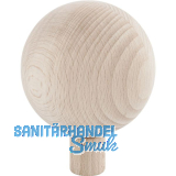 Holz-Kugel � 80 mm, Buche natur